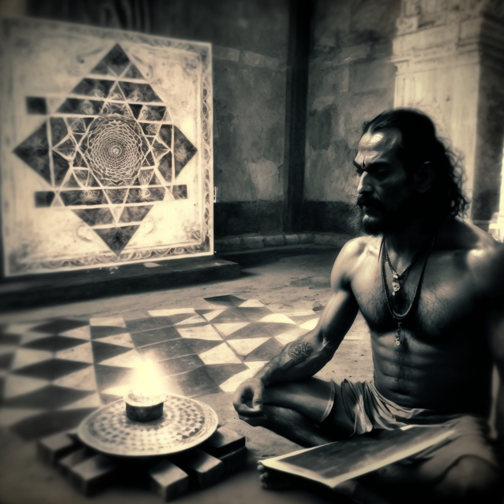Welche Rolle spielt das Sri Yantra in der indischen Spiritualität und Kultur und wie wird es verehrt?